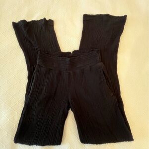 Bella Dahl Black Gauze Pants